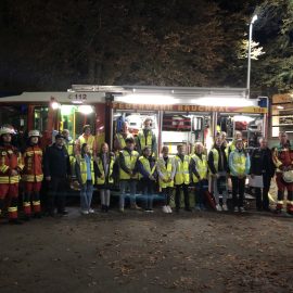 Gelungene Übung der Freiwilligen Feuerwehr am Schönborn-Gymnasium