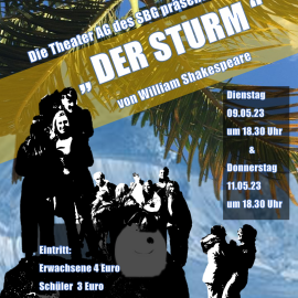 Theater am Schönborn-Gymnasium: „Der Sturm“ von William Shakespeare Theater am Schönborn-Gymnasium: „Der Sturm“ von William Shakespeare
