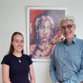Alle Achtung: Die Bundessiegerin des Jugend-Kunstwettbewerbs ist vom Schönborn-Gymnasium Alle Achtung: Die Bundessiegerin des Jugend-Kunstwettbewerbs ist vom Schönborn-Gymnasium